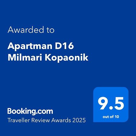 Apartman D16 Milmari Kopaonik Dış mekan fotoğraf